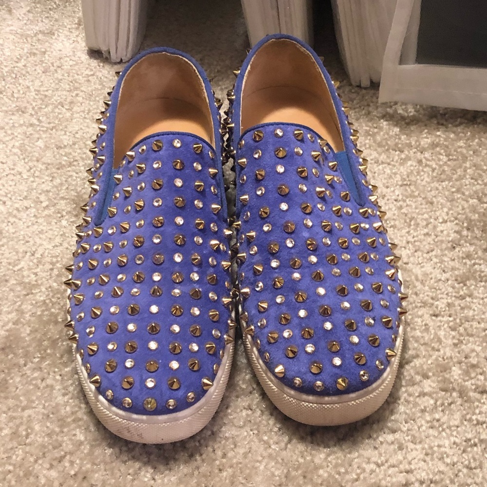 Christian Louboutin Spike Studded Sneakers Flats